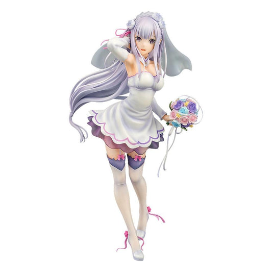 Re:ZERO -Starting Life in Another World- PVC Statue 1/7 Emilia Wedding Ver. 25cm