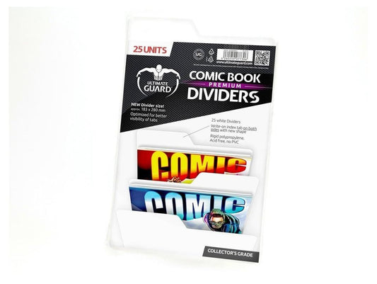 Ultimate Guard Premium Comic Book Dividers White (25)