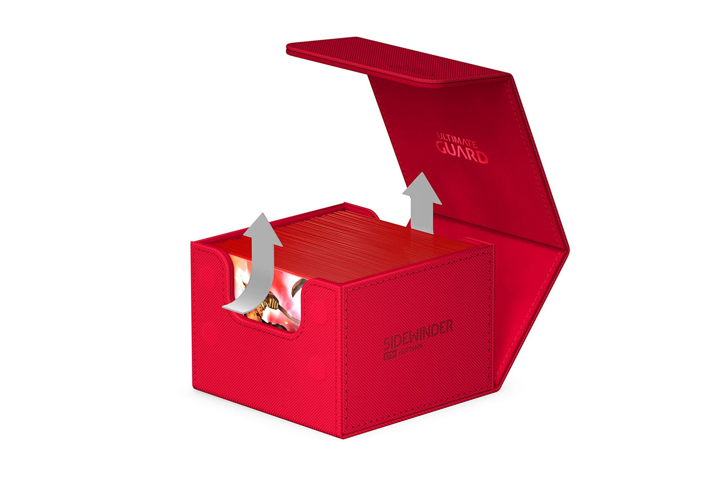 Ultimate Guard Sidewinder 133+ XenoSkin Monocolor Red