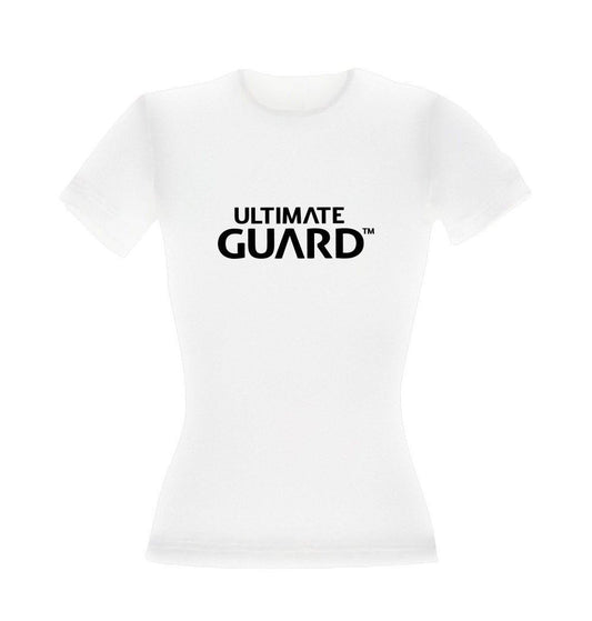 Ultimate Guard Ladies T-Shirt Wordmark White Size L