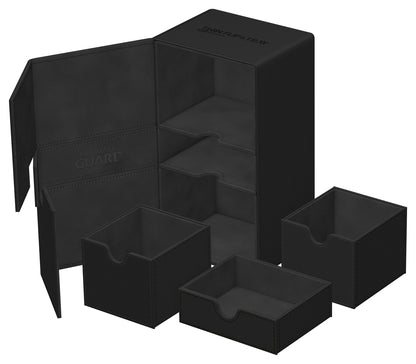 Ultimate Guard Twin Flip`n`Tray 200+ XenoSkin Monocolor Black
