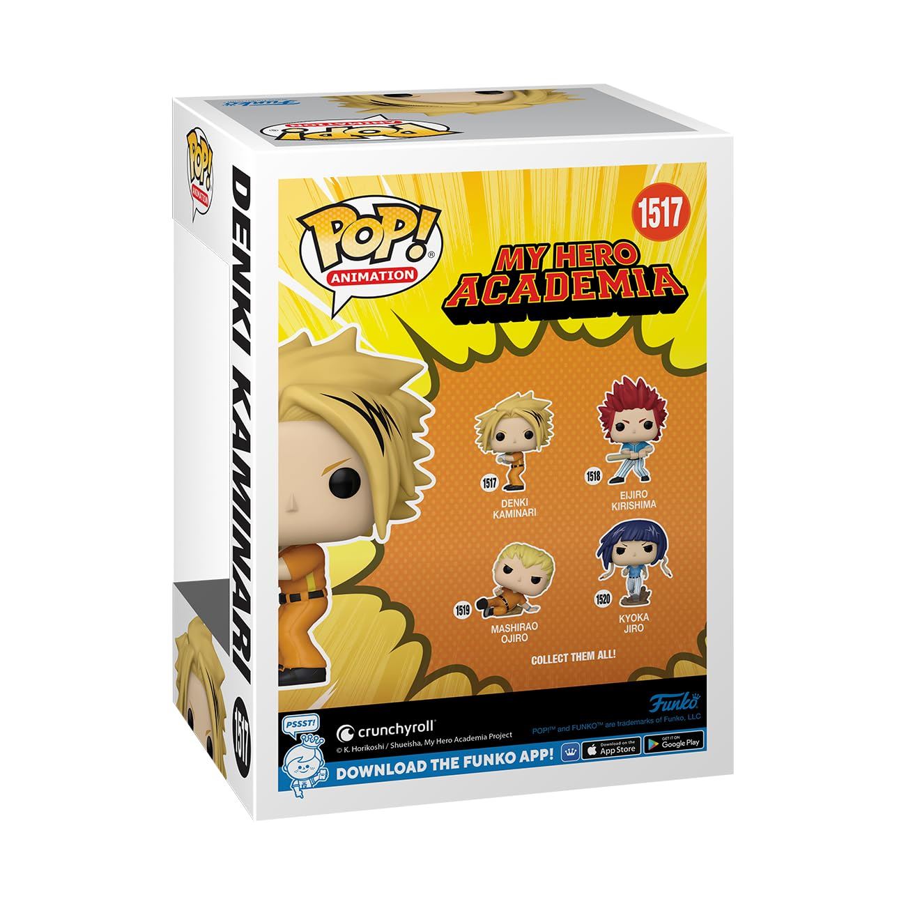 My Hero Academia - Hero League Baseball  POP! Animation Vinyl Figure Denki 9 cm