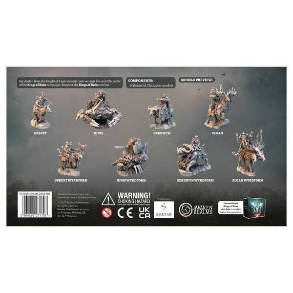 Awaken Realms | Tainted Grail: Kings of Ruin - Mounted Heroes | Miniatures Board