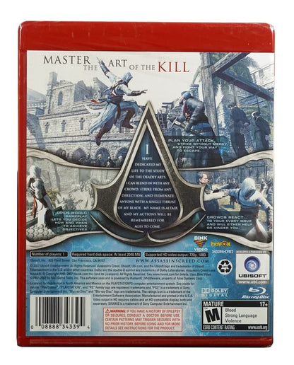 Assassin's Creed (Essentials) (DELETED TITLE) /PS3 *New & Sealed*