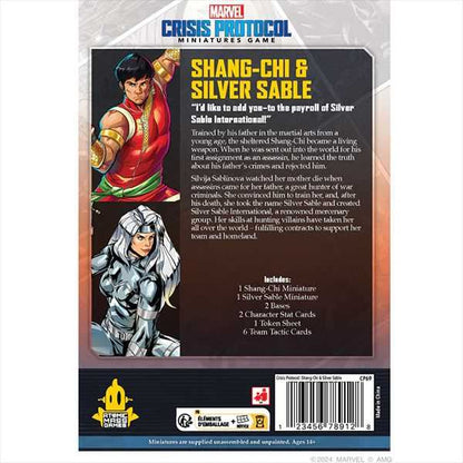 Shang Chi & Silver Sable: Marvel Crisis Protocol