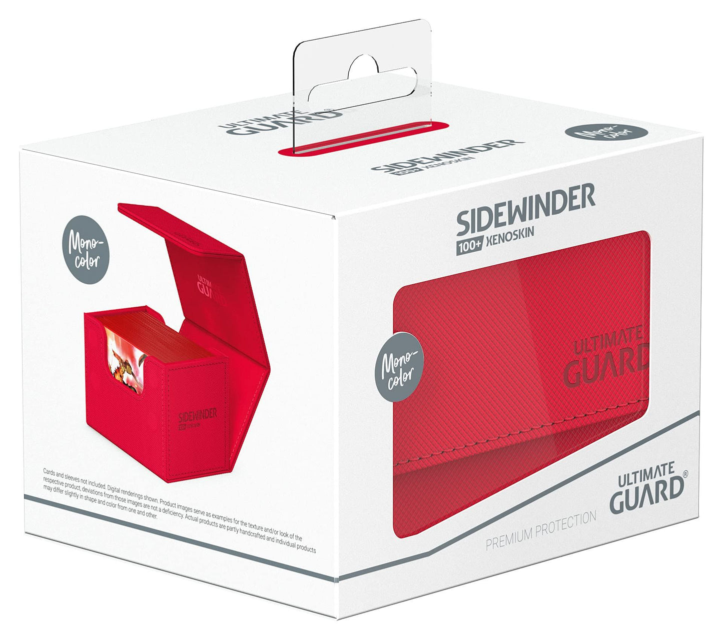 Ultimate Guard Sidewinder 100+ XenoSkin Monocolor Red