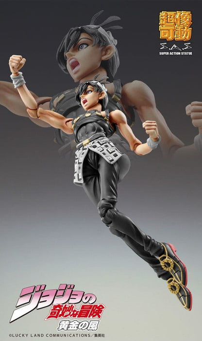 JoJos Bizarre Adventure Golden Wind Chozokado Narancia Ghirga & As Black 15cm