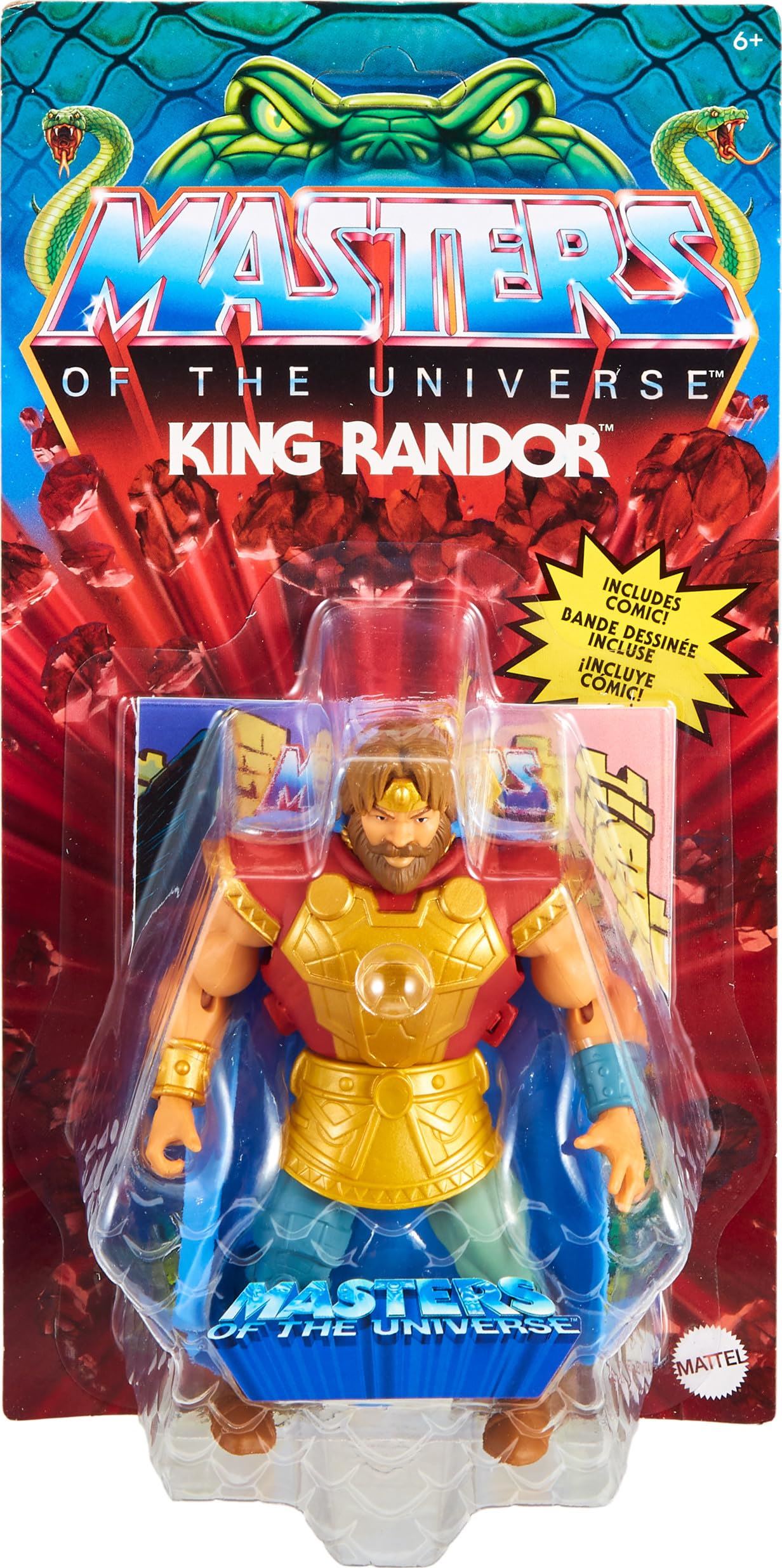 Masters of the Universe Origins Action Figure Young Randor 14 cm