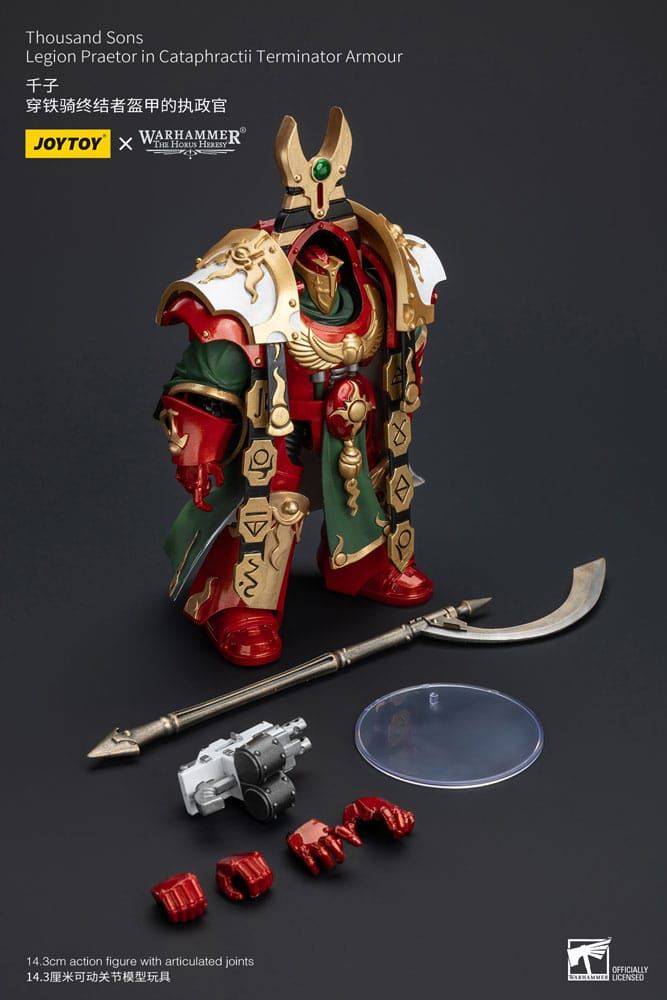 Warhammer The Horus Heresy Action Figure 1/18 Thousand sons Legion Praetor in Ca