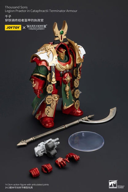 Warhammer The Horus Heresy Action Figure 1/18 Thousand sons Legion Praetor in Ca