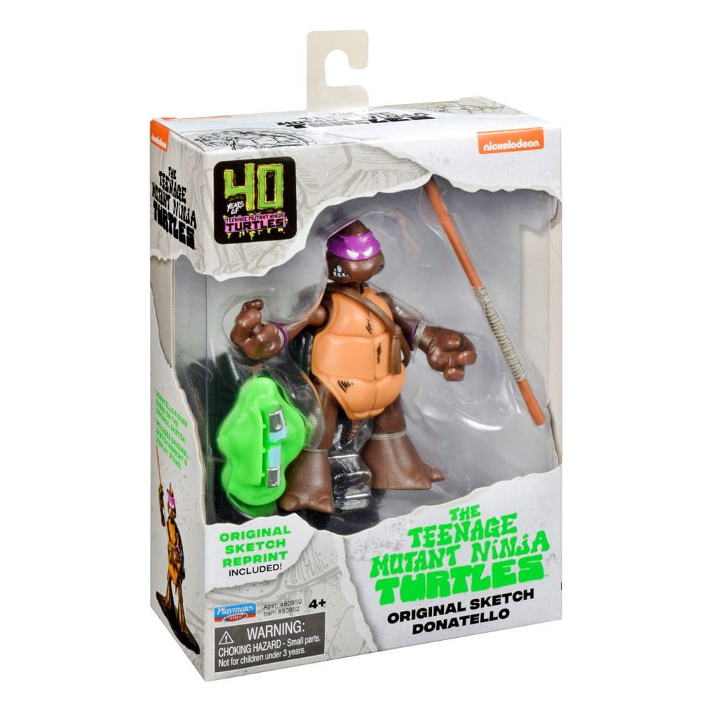 Teenage Mutant Ninja Turtles Action Figures 40th Anniversary 10 cm Assortment (8