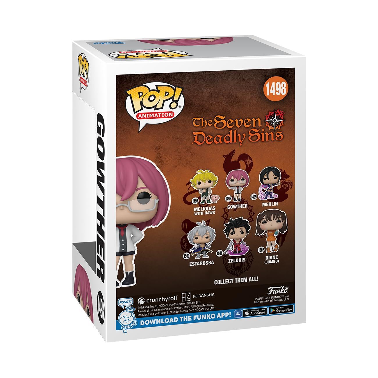 Seven Deadly Sins Pop! Animation Vinyl Figure Gowther 9 cm