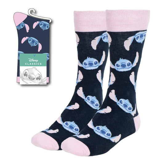 Lilo & Stitch Socks Stitch?s Face Rosa 36-43