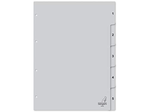 Presentation Kangaro A4 4-rings D-20mm grey /Stationary