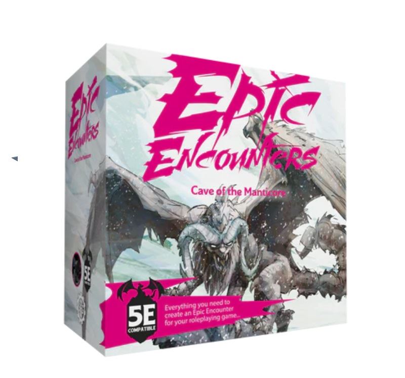 Epic Encounter RPG set :  Cave of the Manticore