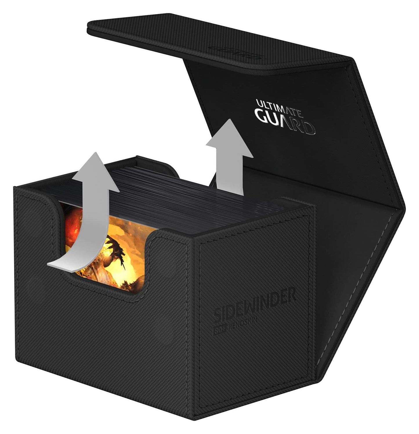 Ultimate Guard Sidewinder 80+ XenoSkin Monocolor Black