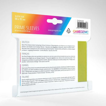 UNIT Gamegenic Prime Sleeves Lime (100 ct.)
