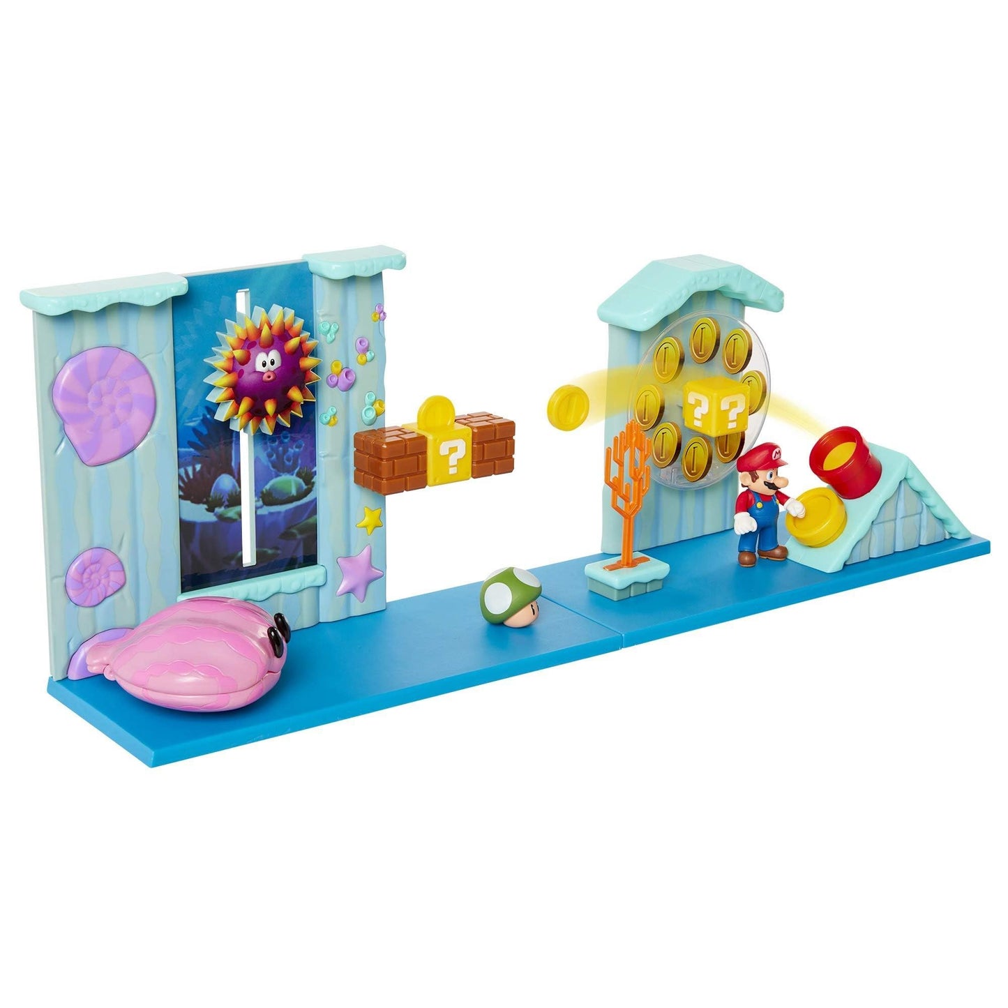 World of Nintendo Super Mario Deluxe Playset Underwater
