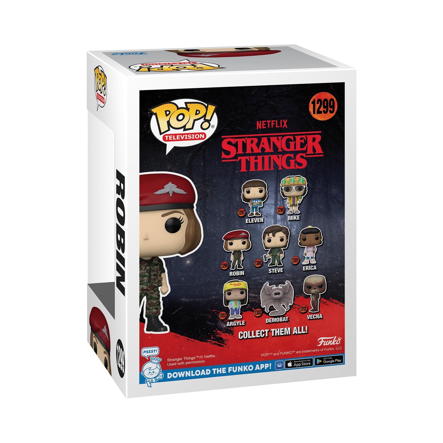 Stranger Things POP! TV Vinyl Figure Hunter Robin 9 cm