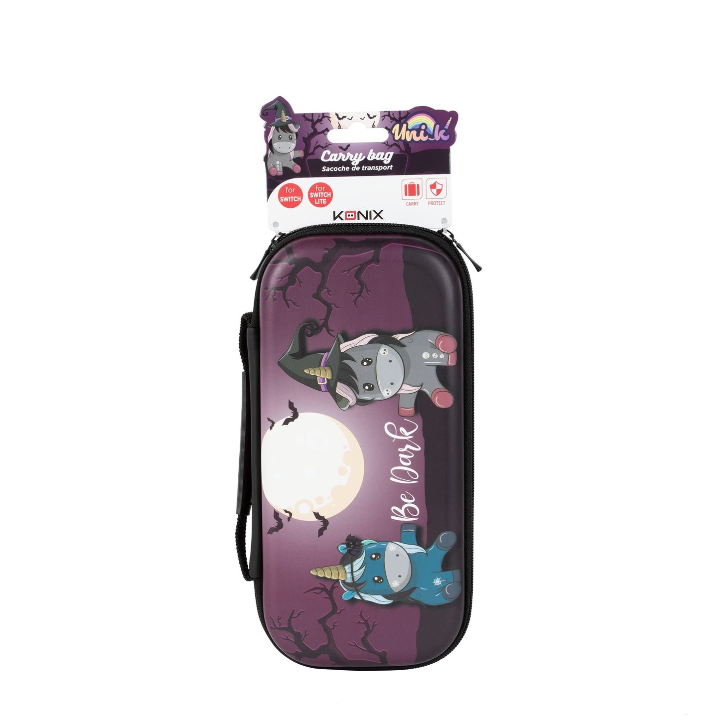 Konix Unik Switch Protective Carry Bag (Unicorn Be Dark) /Switch