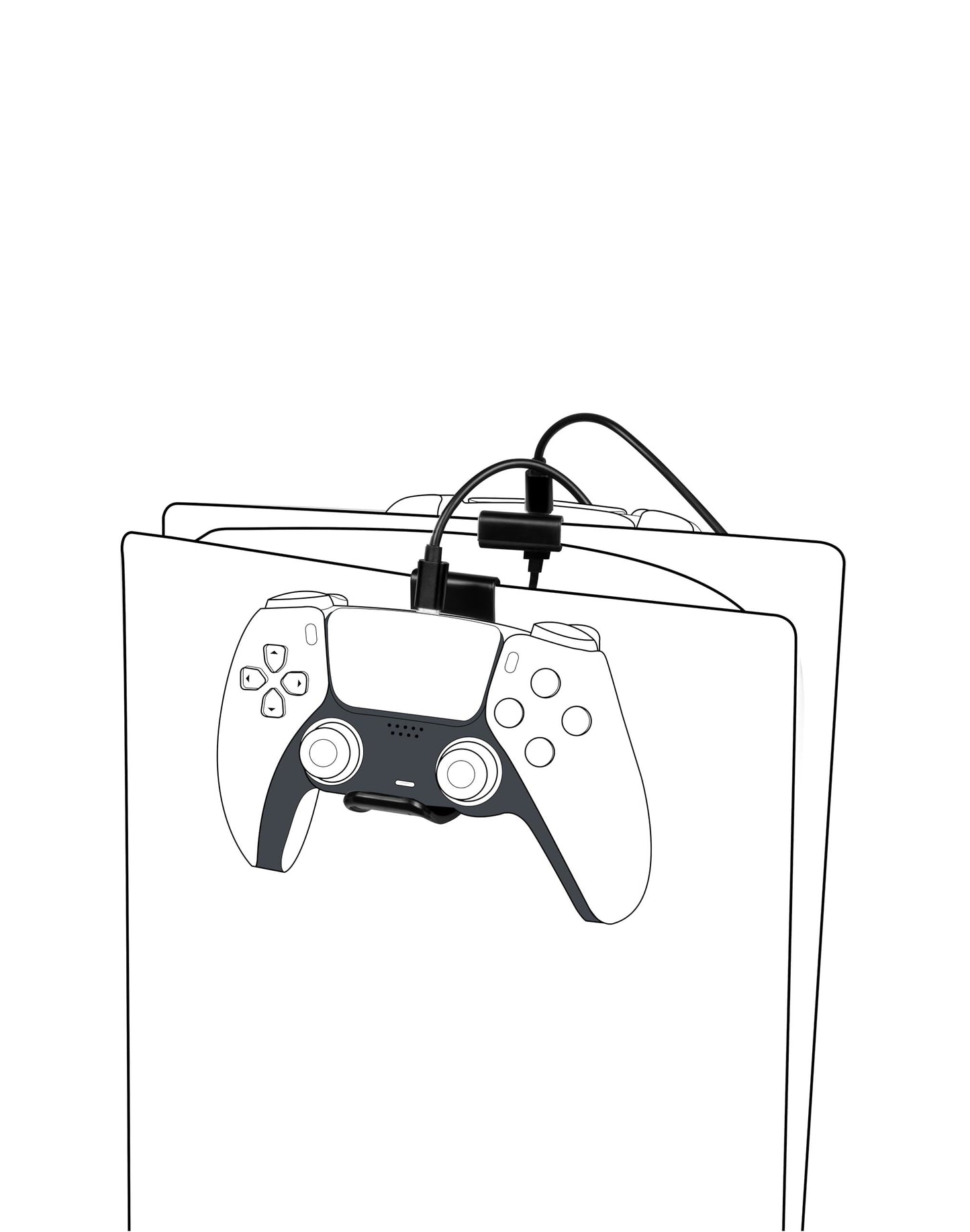Psvr2 Hook And Charging Cable Playstation Virtual Reality