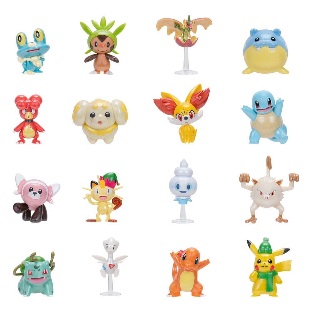 Pok?mon Battle Figures Advent Calendar Holiday 2024 *Version DE/FR/NL*