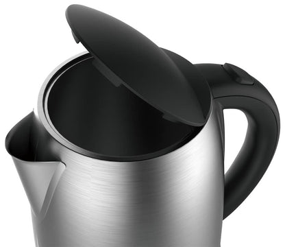 Westpoint 1.7L Deluxe Kettle 1850-2200W (Stainless Steel & Black) (UK Plug)