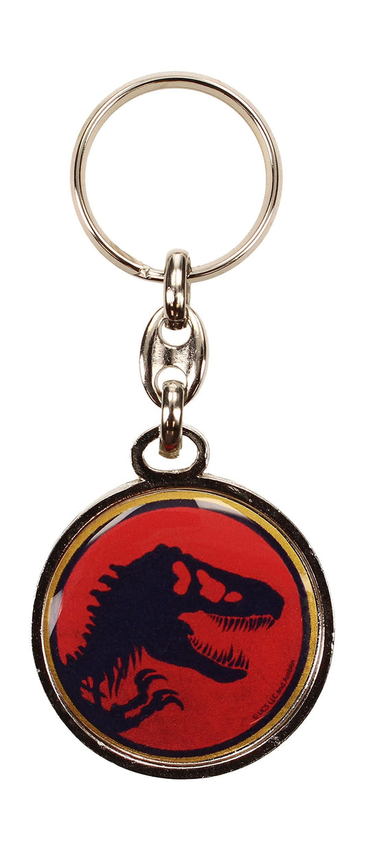 Jurassic Park Metal Keychain Logo 7 cm
