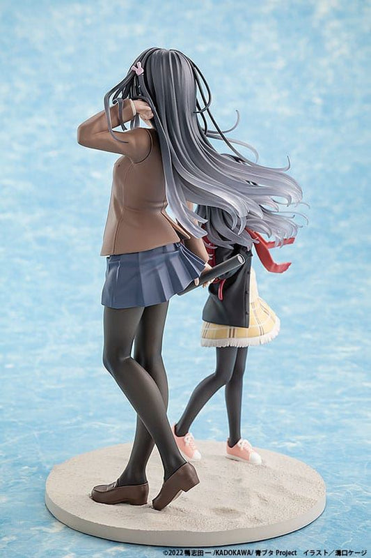 Rascal Does Not Dream Knapsack Kid PVC Statue Mai Sakurajima 19cm