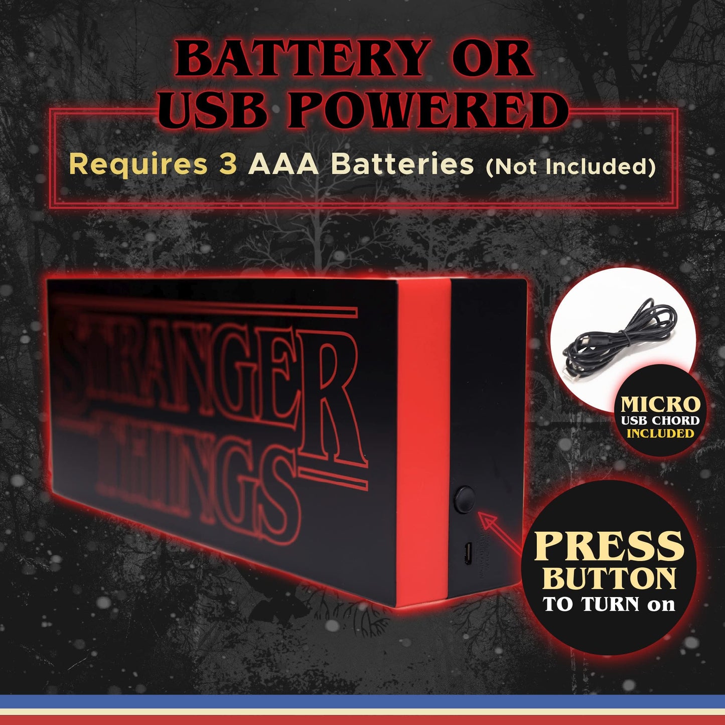 Stranger Things: Logo Light