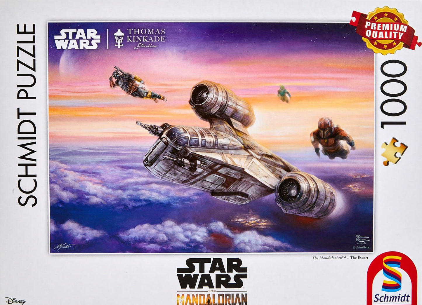 Schmidt - Thomas Kinkade: Disney Star Wars The Mandalorian - The Escort (1000pc)