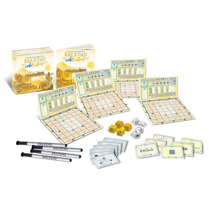 Railroad Ink Challenge- Shining Yellow Edition