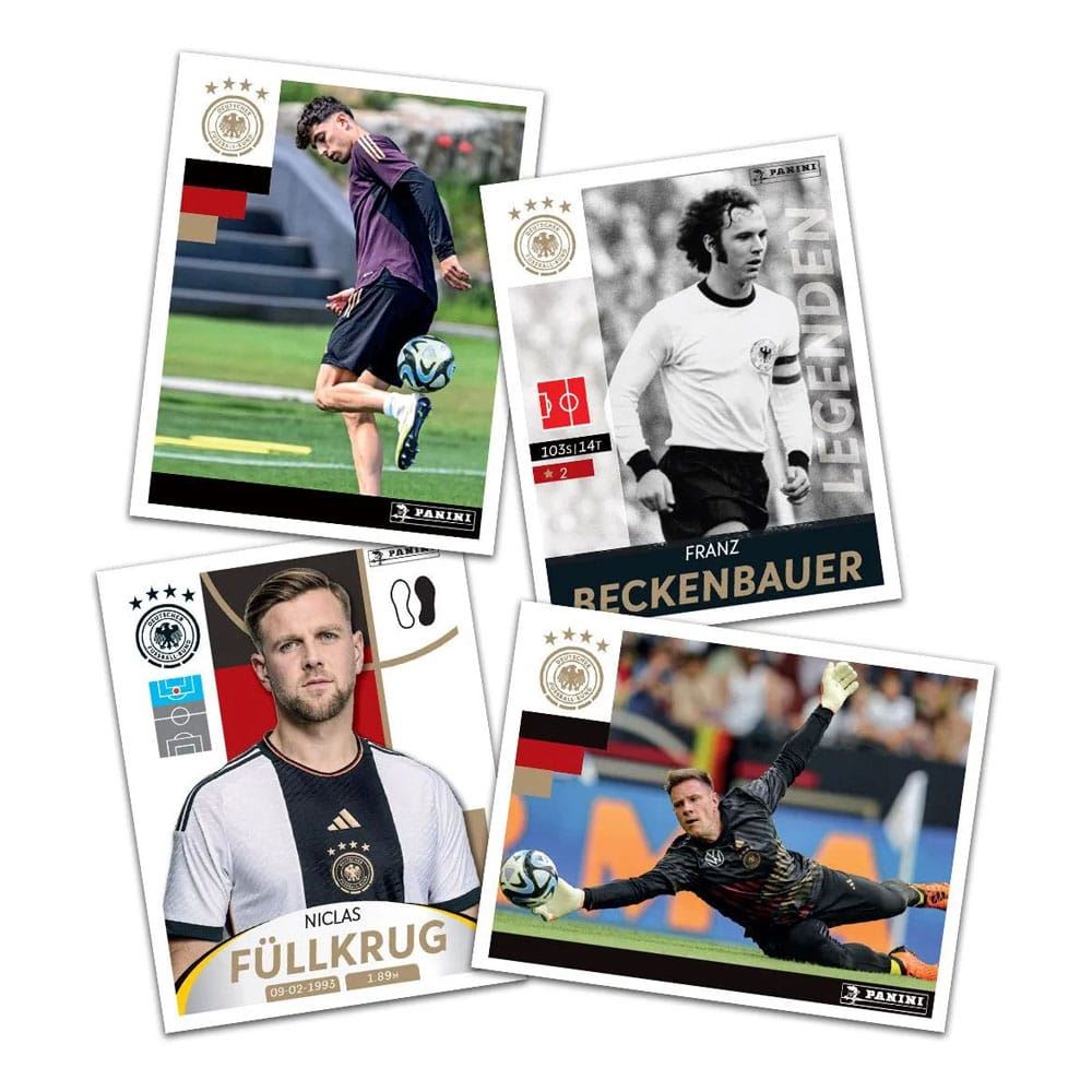 DFB Deutschland 2024 die Besten aus Europa Sticker Collection Display 50 German