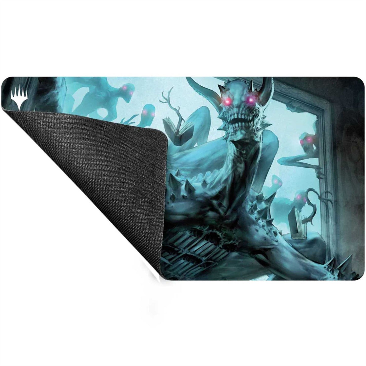 MTG: Duskmourn Playmat Mythic Cycle Blue