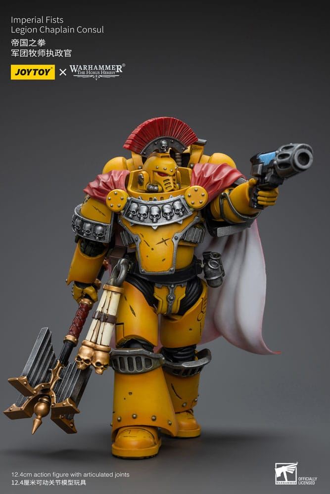 Warhammer Horus Heresy Imperial Fists Legion Chaplain Consul 12cm