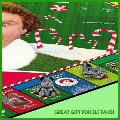 Winning Moves Elf Monopoly Board Game, Choose your festive token and advance to
