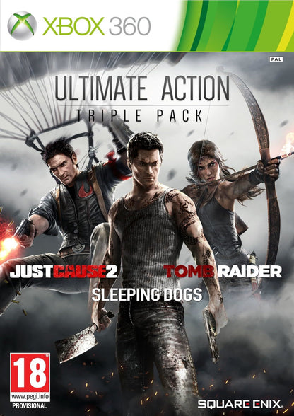 Ultimate Action Triple Pack (Just Cause 2, Sleeping Dogs & Tomb Raider)