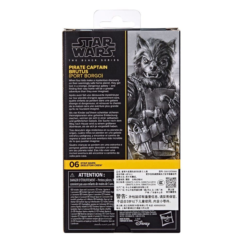 Star Wars - The Black Series - Skeleton Crew - Pirate Captain Brutus /Toys