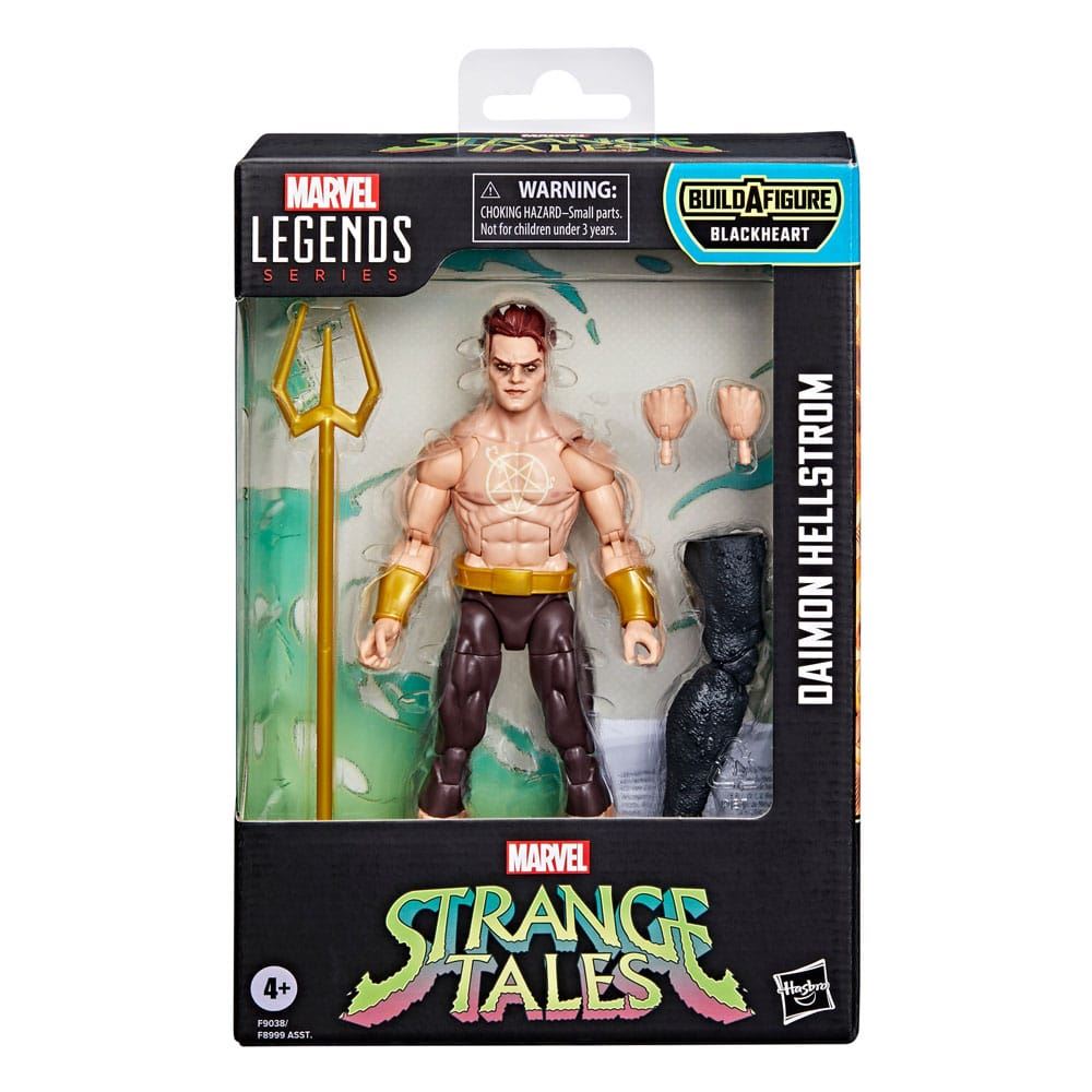 Strange Tales Marvel Legends Action Figure Daimon Hellstrom BAF Blackheart 15cm