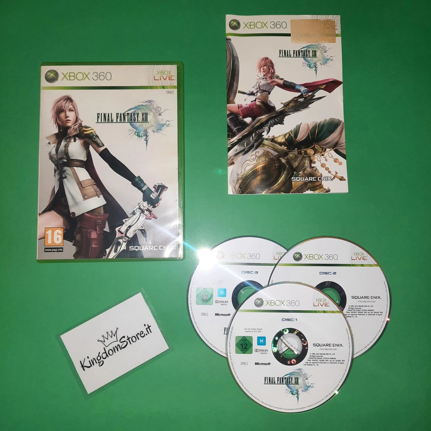Final Fantasy XIII (Italian Box - EFIGS in Game) (DELETED TITLE) *New & Sealed*