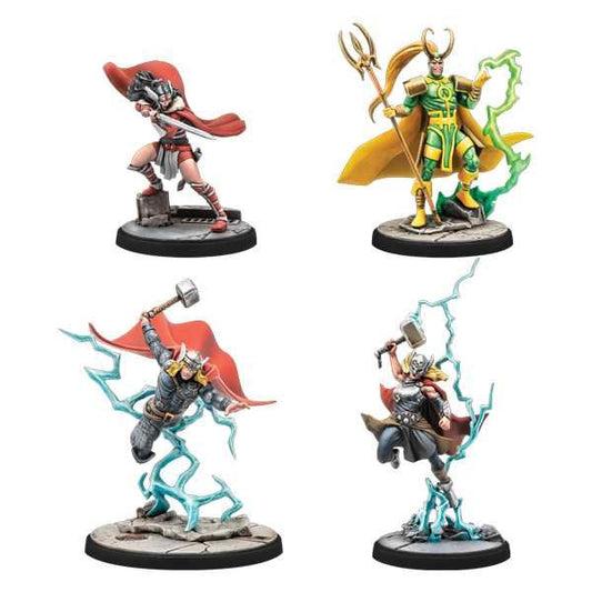 Mighty Thor, Lady Sif, Thor, Hero of Midgard & Loki, Prince of Lies Marvel Crisi