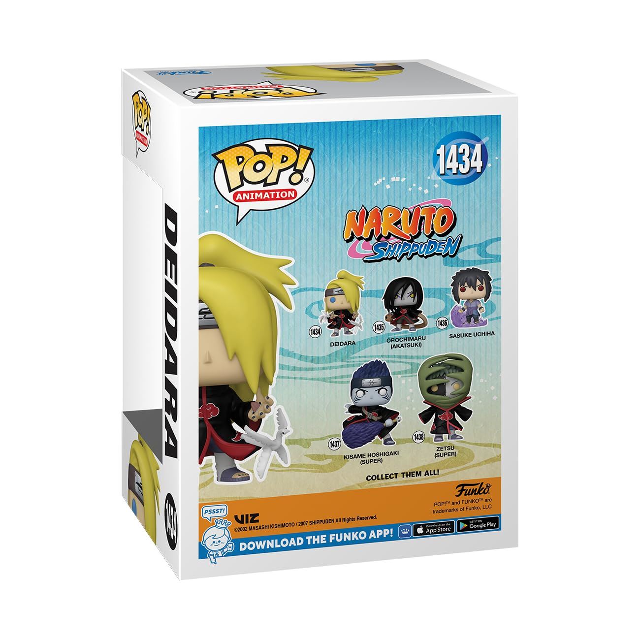 Naruto Pop! Animation Vinyl Figure Deidara 9 cm