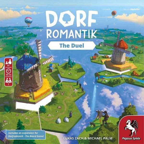 Pegasus Spiele | Dorfromantik ? The Duel | Board Game | Ages 8+ | 2 Players | 30