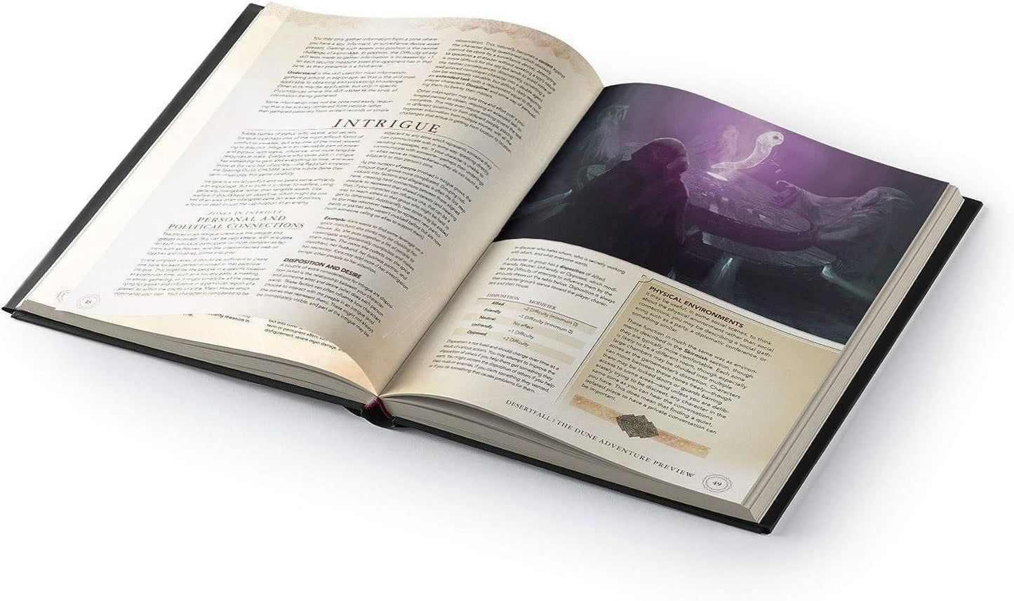 Dune Adventures in the Imperium RPG Core Rulebook * Harkonnen Ltd Ed