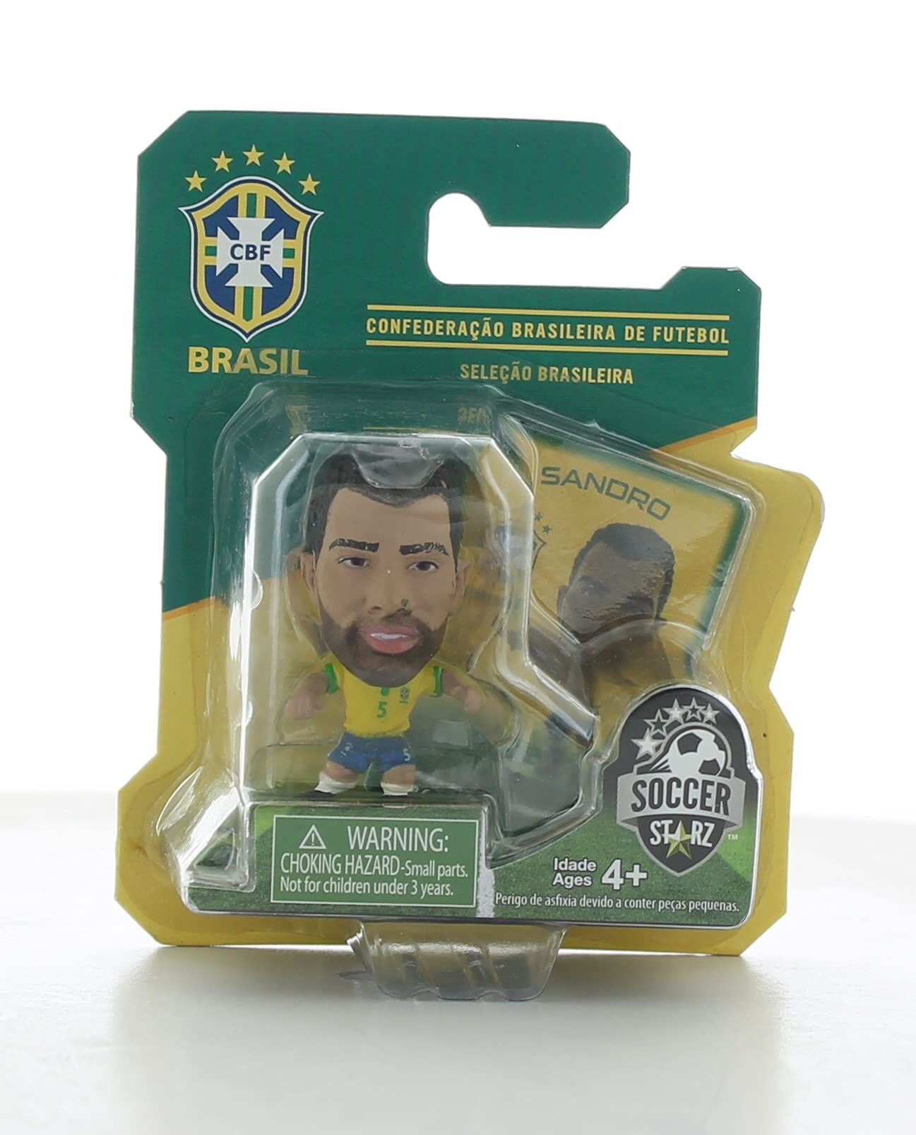 SoccerStarz Brazil International Figurine Blister Pack Featuring Sandro