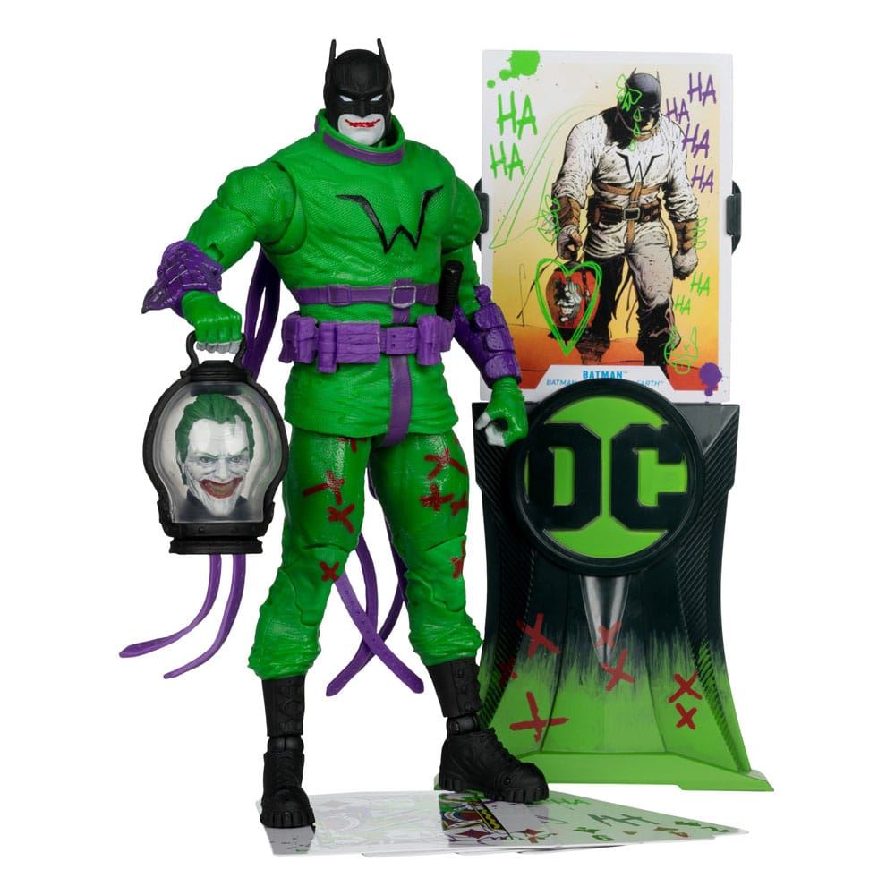 DC Multiverse Batman Batman Last Knight on Earth Jokerized Gold Label 18cm