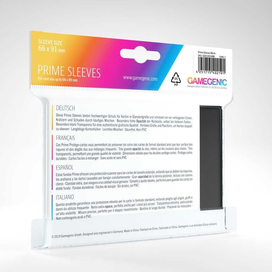 UNIT Gamegenic Prime Sleeves Black (100 ct.)