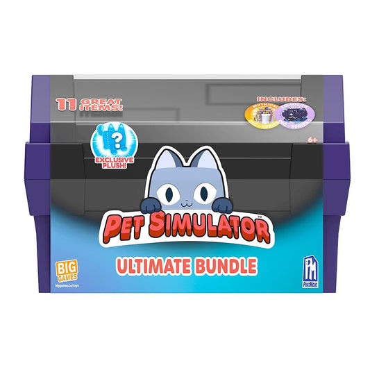 Pet Simulator ? Tech Treasure Chest Ultimate Bundle (12" Chest w/ 11 Items