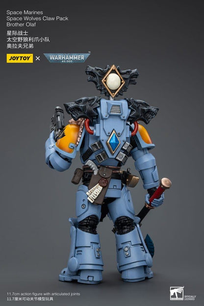 Warhammer 40k Action Figure 1/18 Space Marines Space Wolves Claw Pack Brother Ol
