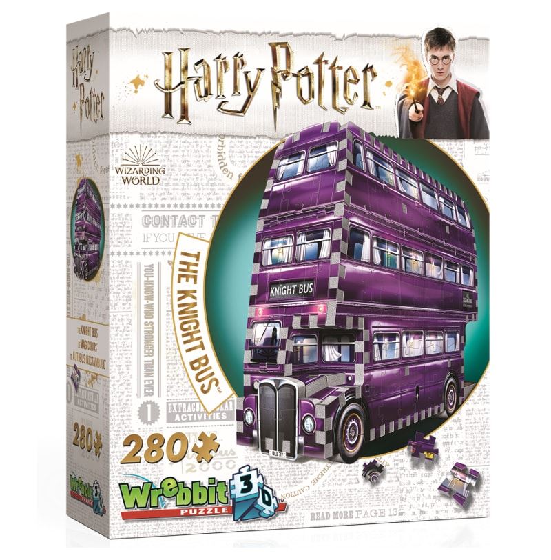 Wrebbit 3D Puzzle - Harry Potter: Knight Bus 3D Puzzle  (DELETED ) (280pc)